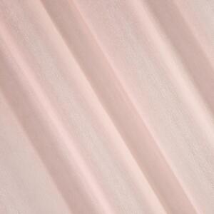 Ružová záclona na krúžkoch REBECCA 140x250 cm