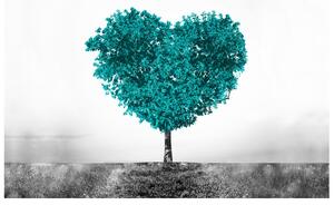 Fototapeta Tyrkysový strom lásky Materiál: Samolepiaca, Veľkosť: 268 x 240 cm