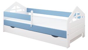 BabyBeds Detská posteľ s domčekom ALA Farebné prevedenie: Orech, Velikost postele: 160x80 cm, Úložný priestor k posteli: Nie, bez úložného priestoru