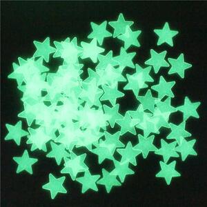 Veselá Stena Svietacie fosforové farebné hviezdičky 80 ks
