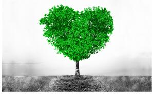 Fototapeta Zelený strom lásky Materiál: Samolepiaca, Rozmery: 110 x 200 cm