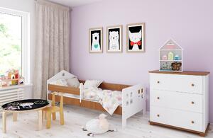BabyBeds Detská posteľ domček POLA Farebné prevedenie: Biela, Velikost postele: 180x80 cm, Úložný priestor k posteli: Nie, bez úložného priestoru