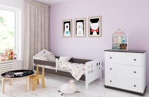 BabyBeds Detská posteľ domček POLA Farebné prevedenie: Biela, Velikost postele: 180x80 cm, Úložný priestor k posteli: Nie, bez úložného priestoru