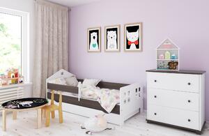 BabyBeds Detská posteľ domček POLA Farebné prevedenie: Dub, Velikost postele: 160x80 cm, Úložný priestor k posteli: Áno, s úložným priestorom