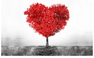Fototapeta Strom lásky do červena Materiál: Samolepiaca, Rozmery: 402 x 240 cm