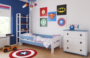 BabyBeds Detská posteľ ADAS Farebné prevedenie: Biela, Velikost postele: 180x80 cm, Úložný priestor k posteli: Áno, s úložným priestorom