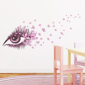 Veselá Stena Samolepka na stenu Motýlie oko