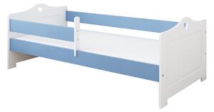 BabyBeds Detská posteľ EMMA srdiečka Farebné prevedenie: Biela, Velikost postele: 180x80 cm, Úložný priestor k posteli: Nie, bez úložného priestoru