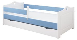 BabyBeds Detská posteľ EMMA srdiečka Farebné prevedenie: Orech, Velikost postele: 180x80 cm, Úložný priestor k posteli: Nie, bez úložného priestoru