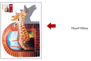 Veselá Stena Samolepka na stenu Safari žirafa