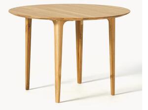 Okrúhly jedálensky stôl z dubového dreva Archie, Ø 110