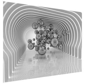 Gario Fototapeta Futuristické bubliny 3D Veľkosť: 268 x 240 cm, Materiál: Latexová