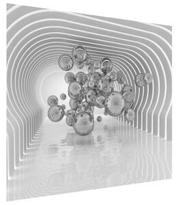 Gario Fototapeta Futuristické bubliny 3D Veľkosť: 200 x 150 cm, Materiál: Latexová