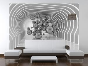 Gario Fototapeta Futuristické bubliny 3D Veľkosť: 200 x 135 cm, Materiál: Latexová