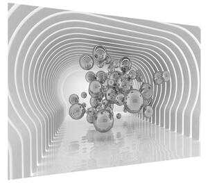 Gario Fototapeta Futuristické bubliny 3D Veľkosť: 200 x 135 cm, Materiál: Latexová