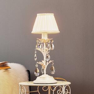 Stolová lampa Karen výška 40 cm slonová kosť
