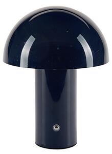 Cozy Living - Glossy Mushroom LED Stolová Lampa H21,5 Blue Cozy Living - Lampemesteren