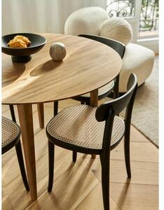 Okrúhly jedálensky stôl z dubového dreva Archie, Ø 110