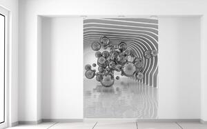 Gario Fototapeta Futuristické bubliny 3D Veľkosť: 200 x 150 cm, Materiál: Latexová