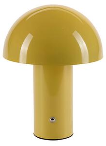 Cozy Living - Glossy Mushroom LED Stolová Lampa H21,5 Yellow Cozy Living - Lampemesteren