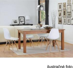 Dizajnová stolička do jedálne biela (k228349)
