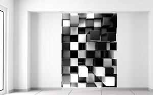 Fototapeta Čierno-biele kocky Materiál: Samolepiaca, Veľkosť: 150 x 200 cm