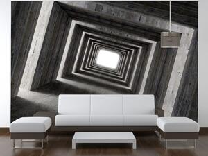 Gario Fototapeta Tunel so svetlom na konci Veľkosť: 268 x 240 cm, Materiál: Latexová