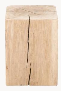 Taburetka z dubového dreva Block