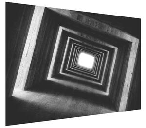 Gario Fototapeta Tmavý tunel so svetlom Veľkosť: 400 x 268 cm, Materiál: Latexová