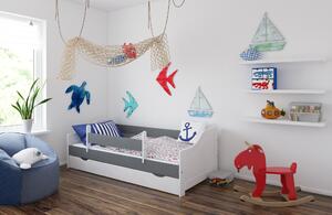 BabyBeds Detská posteľ LILI Farebné prevedenie: Orech, Velikost postele: 160x80 cm, Úložný priestor k posteli: Áno, s úložným priestorom