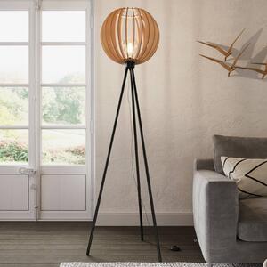 Envostar Clay stojaca lampa, kov/preglejka breza
