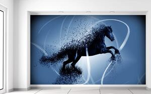 Gario Fototapeta Modrý kôň - Jakub Banas Materiál: Samolepiaca, Veľkosť: 412 x 248 cm