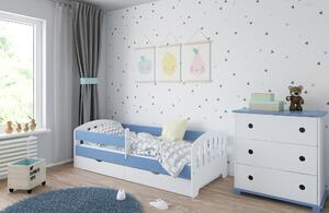 BabyBeds Detská posteľ s úložným priestorom CLASSIC Farebné prevedenie: Orech, Velikost postele: 180x80 cm, Úložný priestor k posteli: Áno, s úložným priestorom
