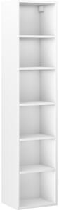 Mexen Box-A, vysoká kúpeľňová skrinka 35x44,2x160 cm, biela matná, 91AX1-1600-300-1-01