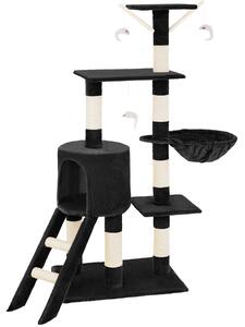 TecTake GmbH mačacie škrabadlo dominik 144 cm - čierna