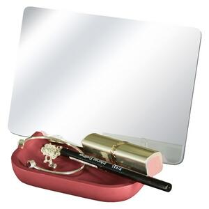 Kleine Wolke Kozmetické zrkadlo Tray, ružová