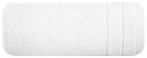 Klasický biely uterák DAMLA s jemným pásom Rozmer: 50 x 90 cm
