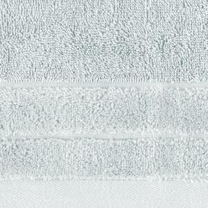 Klasický strieborný uterák DAMLA s jemným pásom Rozmer: 30 x 50 cm