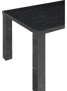 Jedálenský stôl so vzhľadom mramoru Carl, 180 x 90 cm