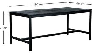 Jedálenský stôl z mangového dreva Raw, 180 x 90 cm
