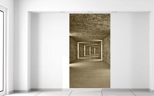 Gario Fototapeta Kamenný tunel Veľkosť: 110 x 200 cm, Materiál: Latexová