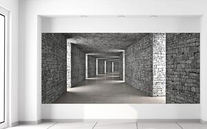 Gario Fototapeta Sivý kamenný tunel Materiál: Samolepiaca, Veľkosť: 536 x 240 cm