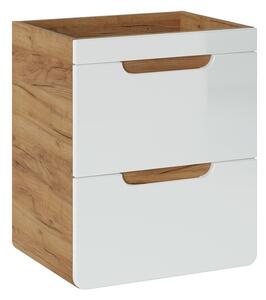 Comad Umývadlová skrinka Aruba 824 2S dub craft zlatý/biely lesk