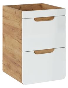 Comad Umývadlová skrinka Aruba 823 2S dub craft zlatý/biely lesk