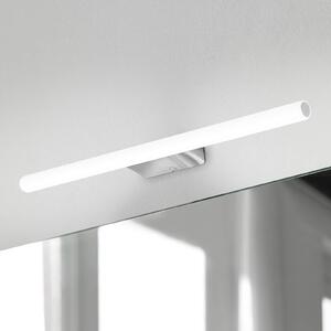 Zrkadlové LED svietidlo Irene okrúhle, šírka 50 cm, Chrómová / strieborná, Kúpeľňa, Plast, Moderný, Nástenné svietidlo