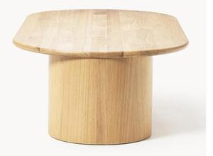Oválny konferenčný stolík z dubového dreva Didi
