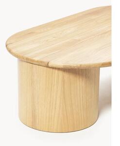 Oválny konferenčný stolík z dubového dreva Didi