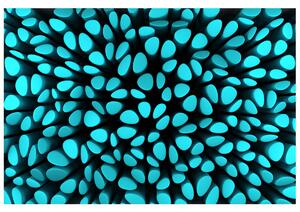 Gario Fototapeta Modré škvrny 3D Veľkosť: 200 x 150 cm, Materiál: Latexová