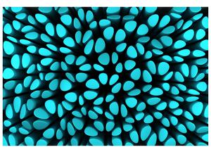 Gario Fototapeta Modré škvrny 3D Veľkosť: 268 x 240 cm, Materiál: Latexová