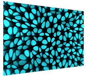 Gario Fototapeta Modré škvrny 3D Veľkosť: 400 x 268 cm, Materiál: Latexová